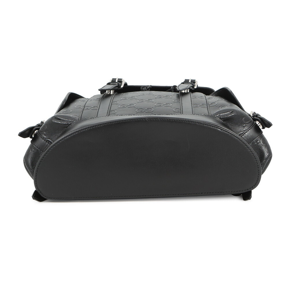 Gucci GG embossed backpack 625770 GUCCI handbag black - Picture 3 of 13